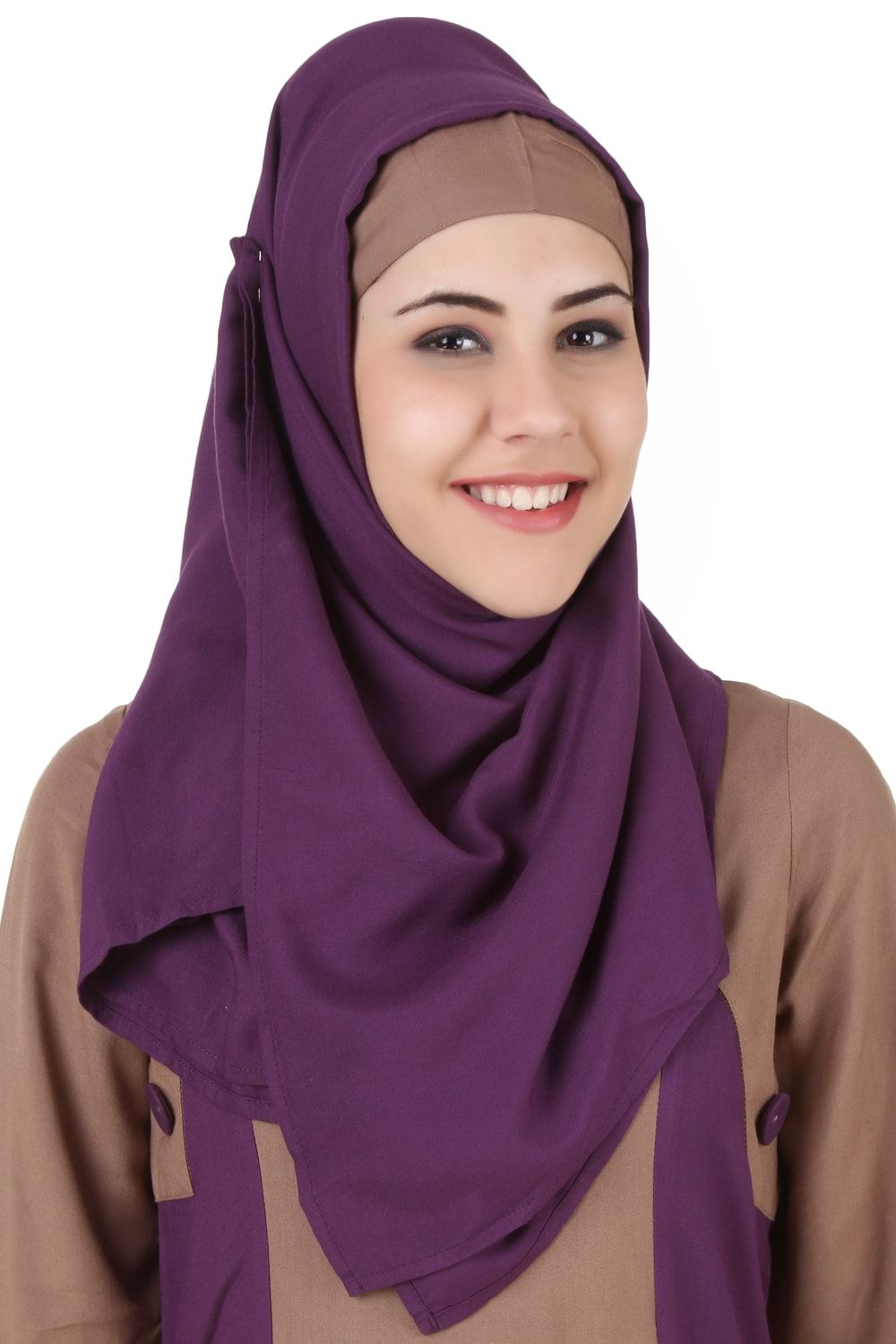 Afreen Khaki Rayon Abaya