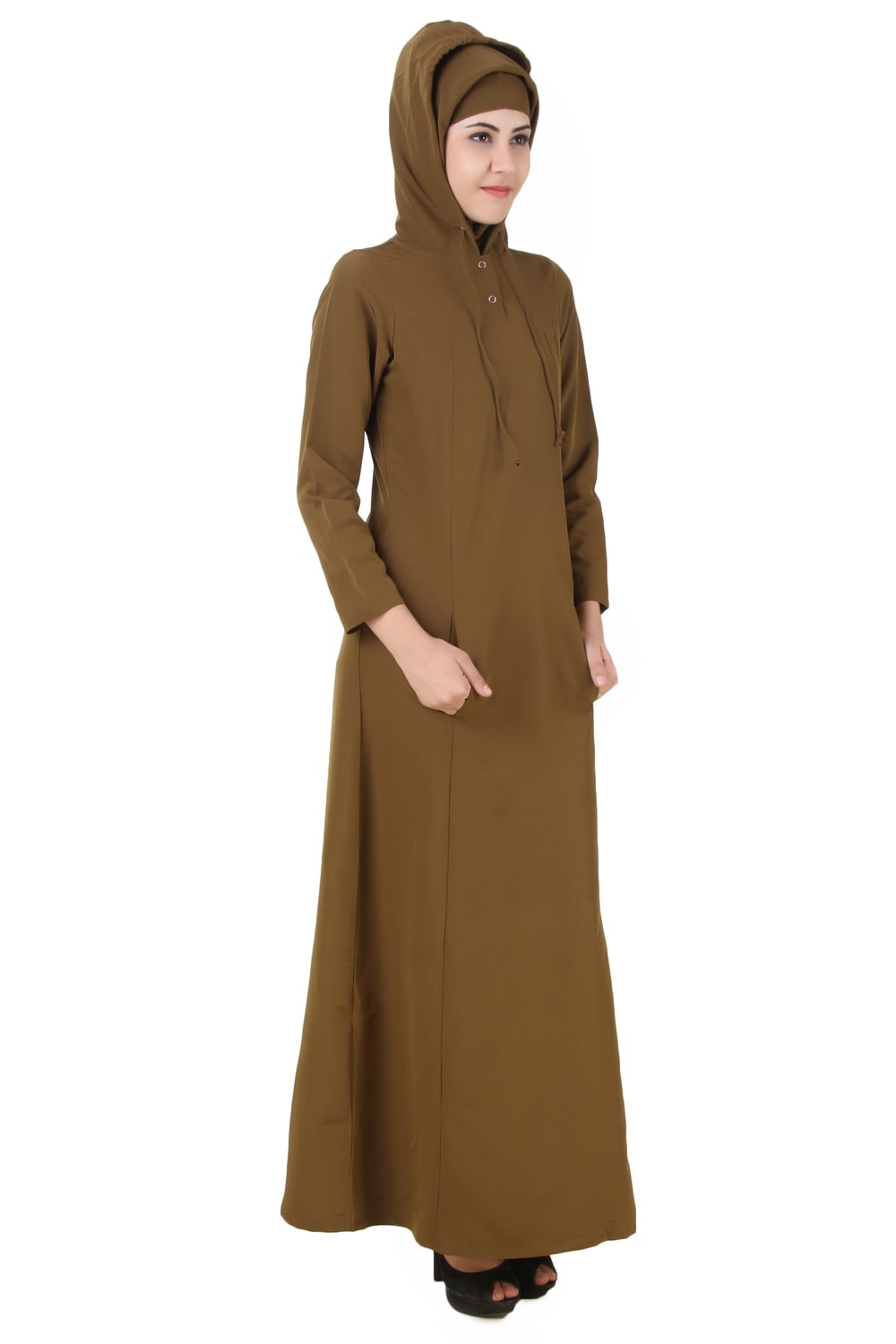 Rihana Olive Green Kashibo Abaya