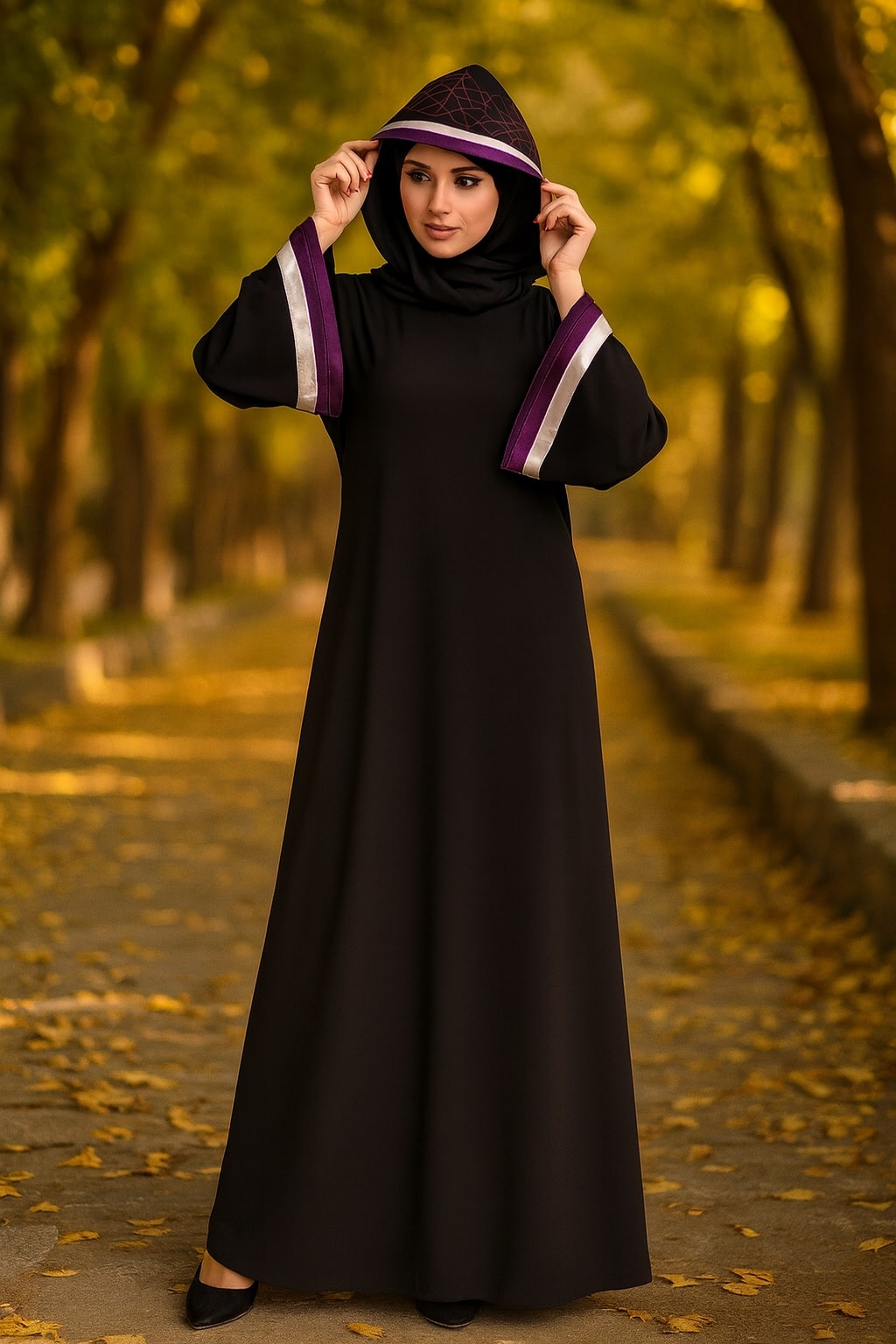 Rusda Black Abaya