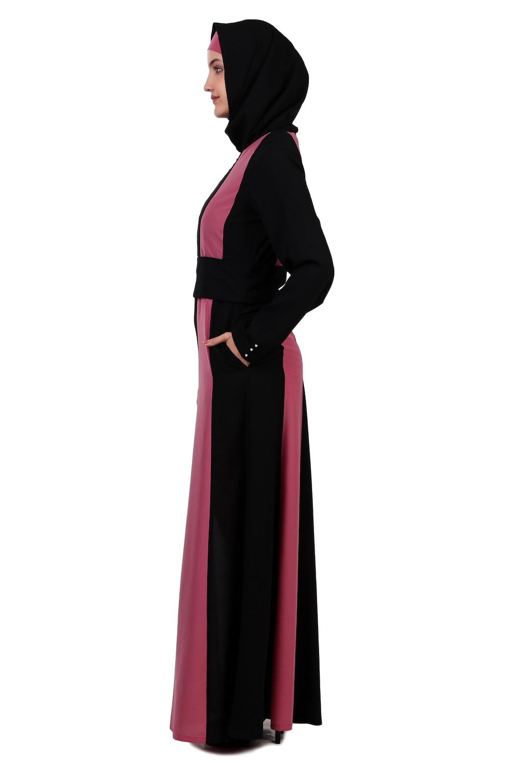 Multi Color Multi Panel Flared Abaya