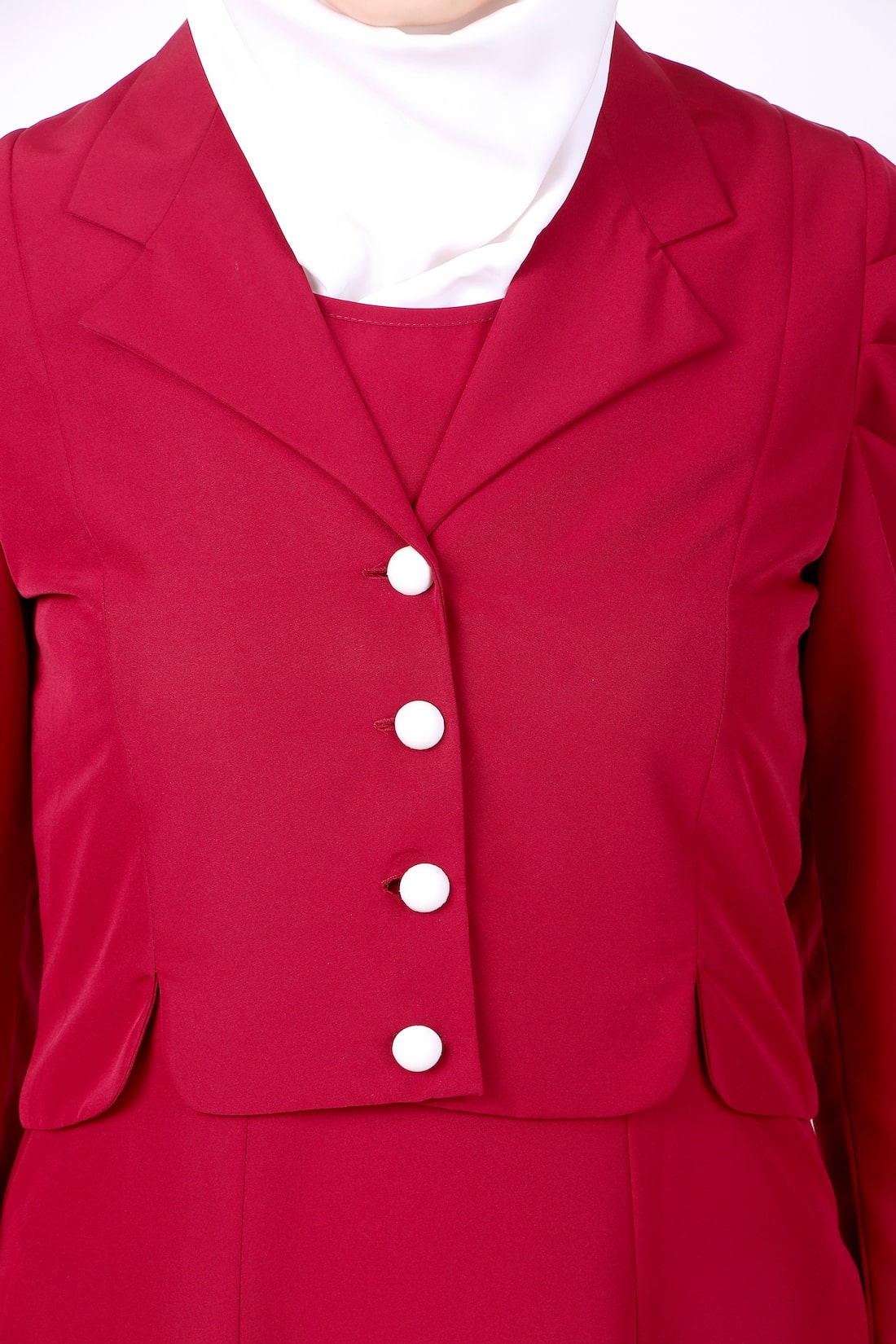 Removable Coat Abaya With Sleeveless Dress