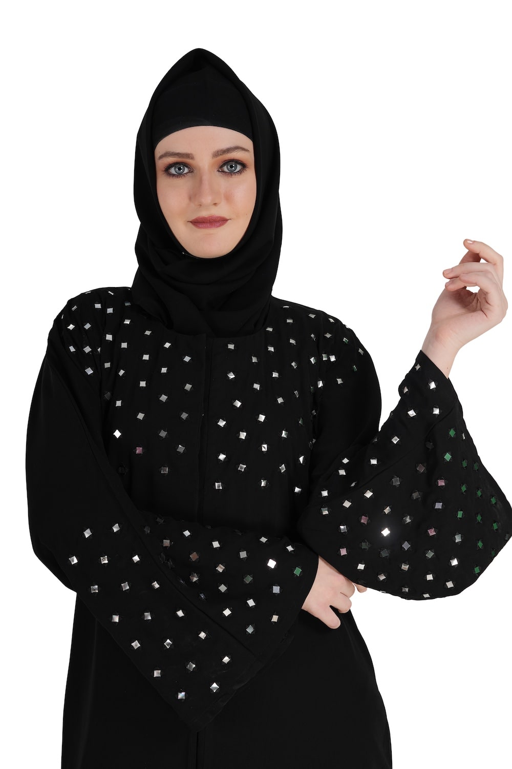 Saida Nida Dubai Black Abaya