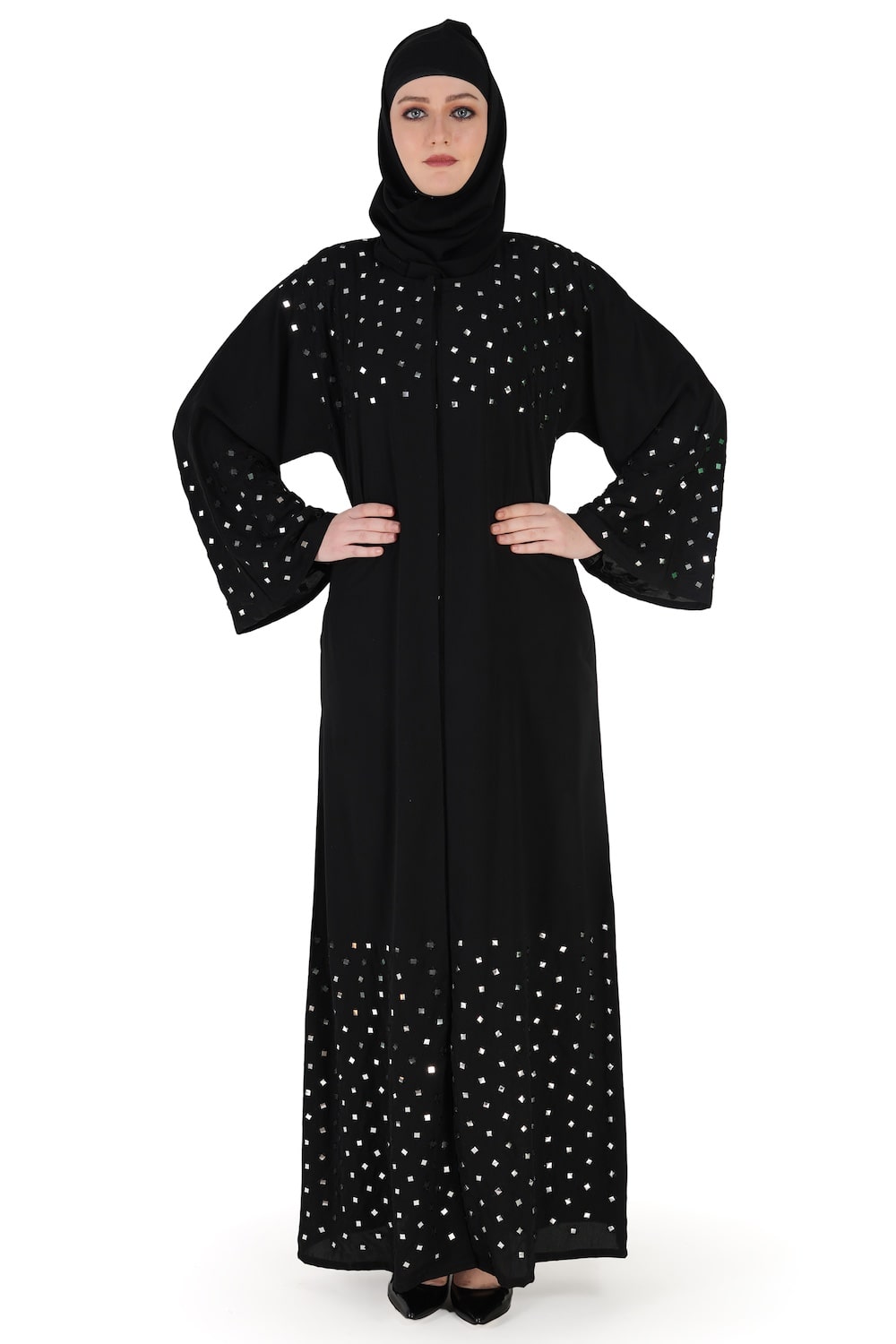 Saida Nida Dubai Black Abaya