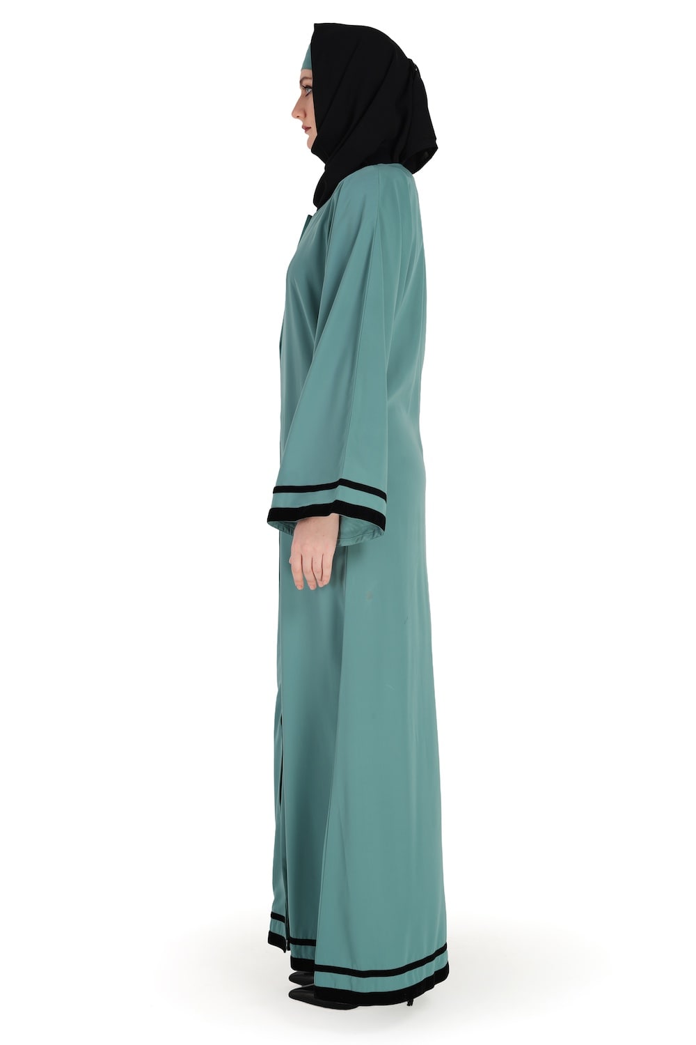 Sana Nida Dubai Sea Green Abaya