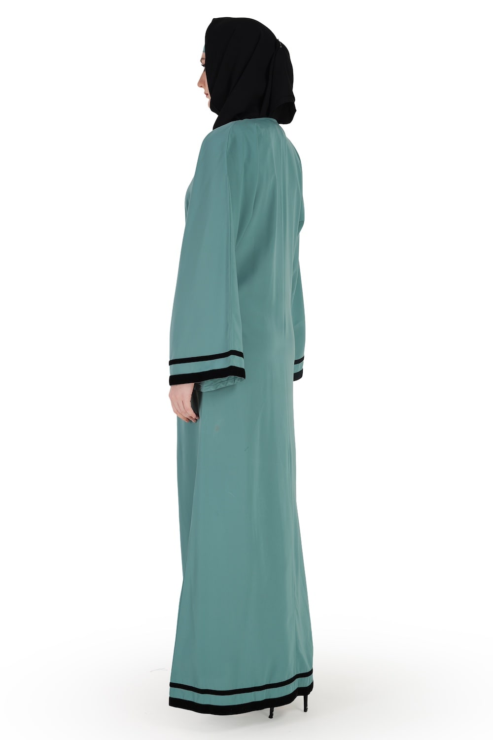 Sana Nida Dubai Sea Green Abaya