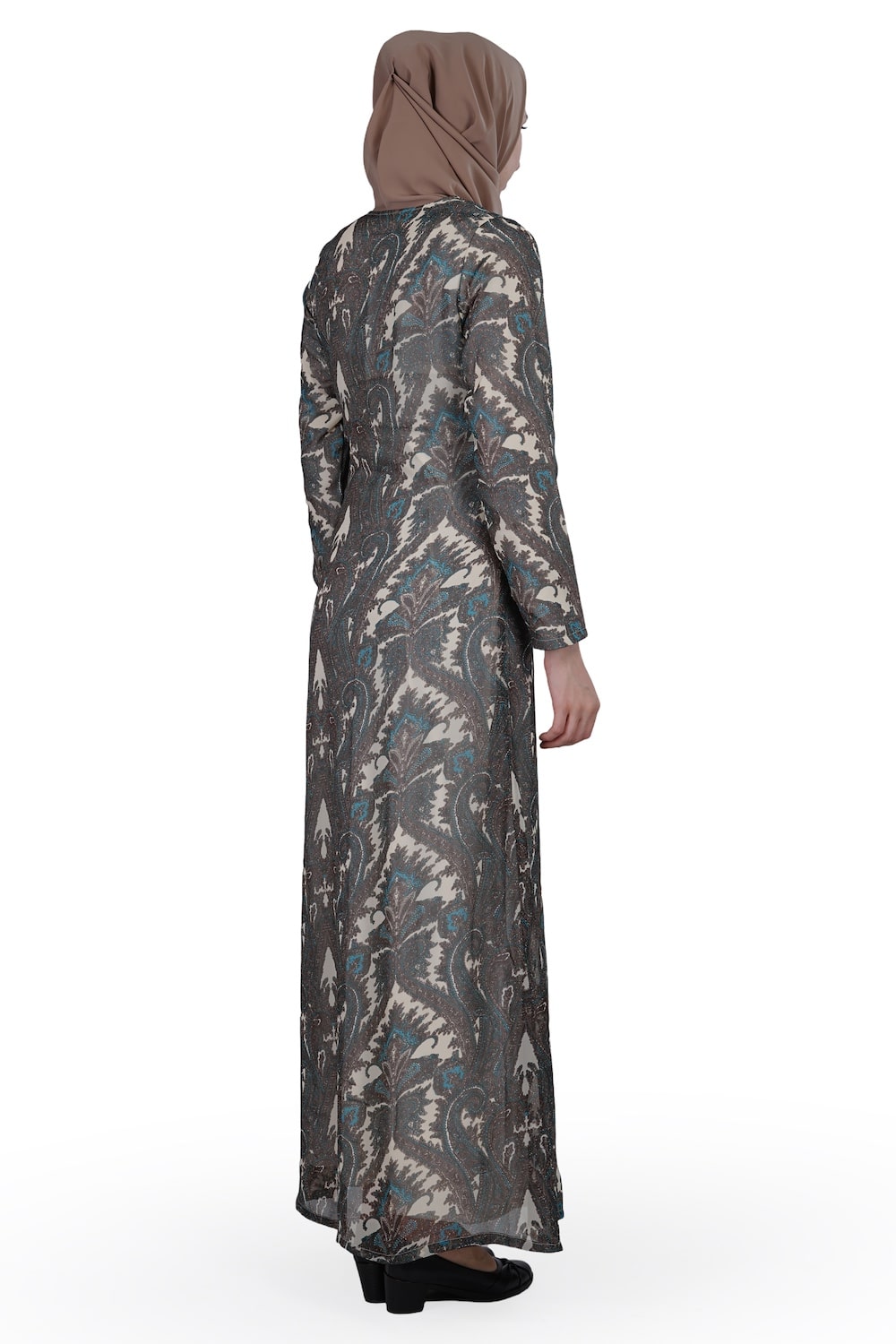 Printed Georgette Dual Layer Abaya AYG-002