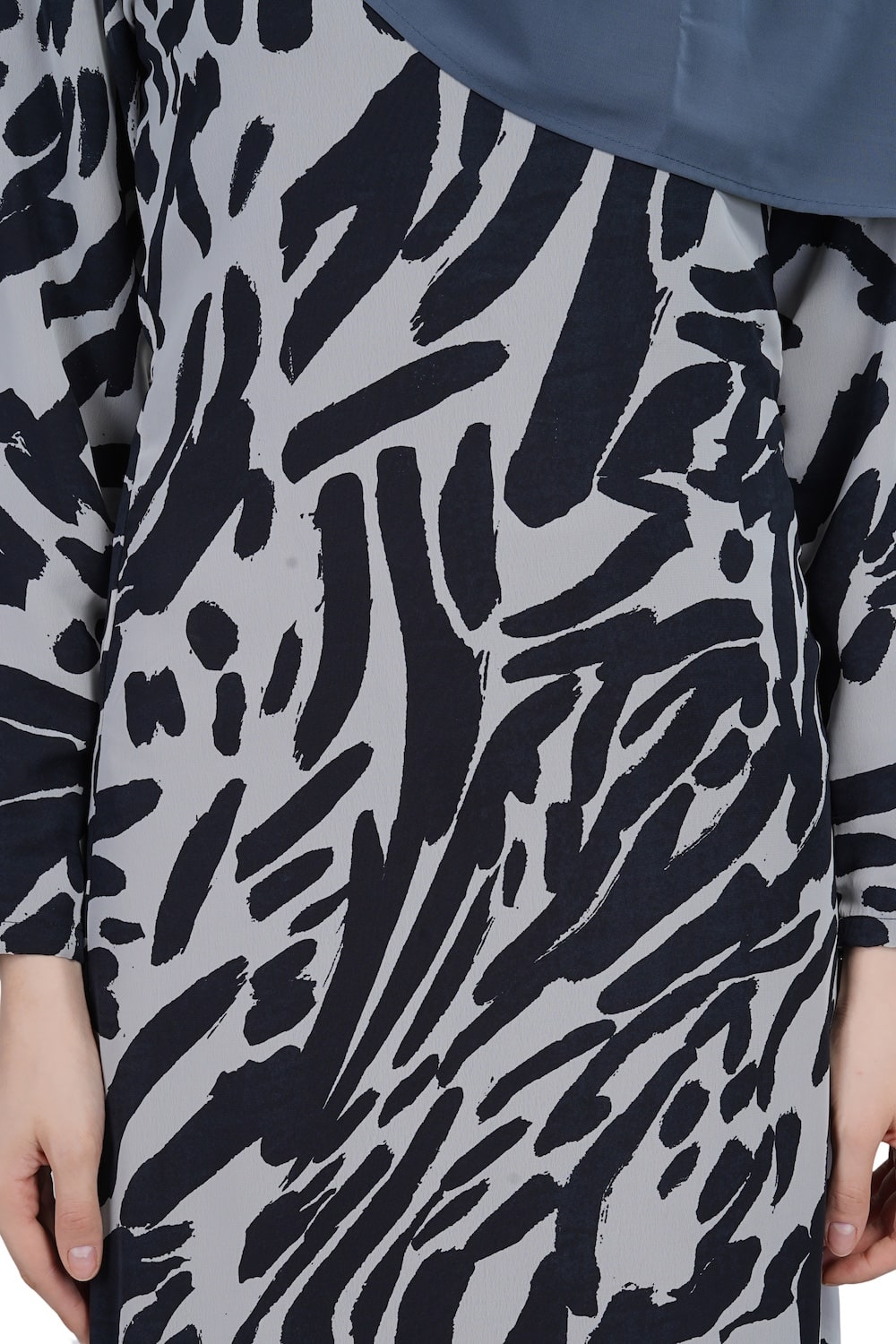 Printed Georgette Dual Layer Abaya AYG-003