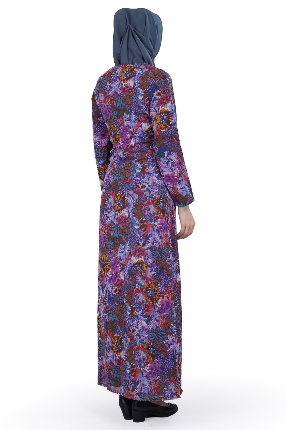 Printed Georgette Dual Layer Abaya AYG-004