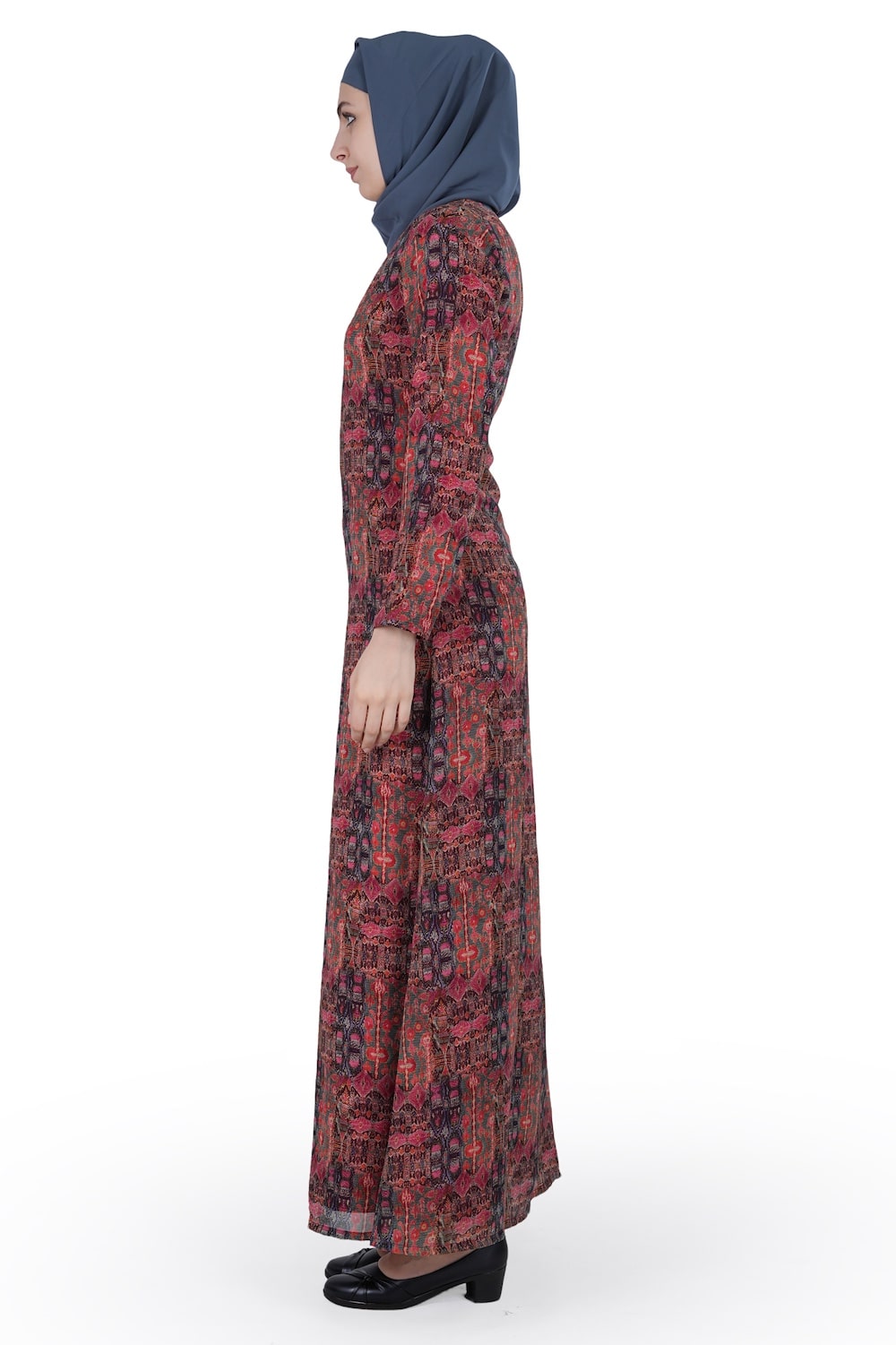 Printed Georgette Dual Layer Abaya AYG-005