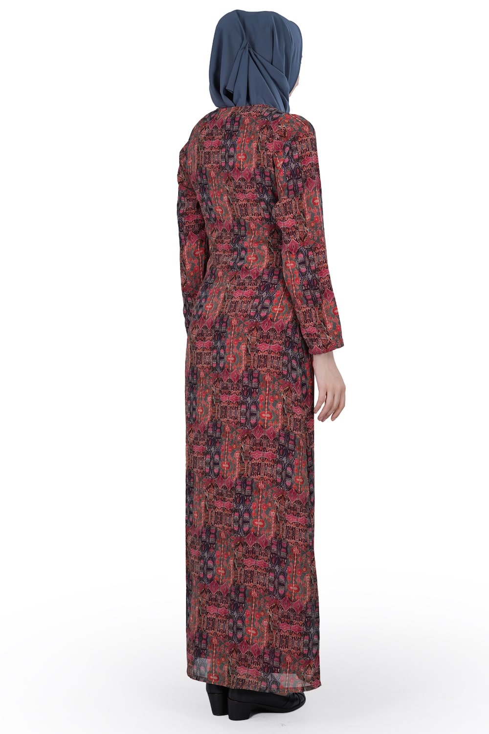 Printed Georgette Dual Layer Abaya AYG-005