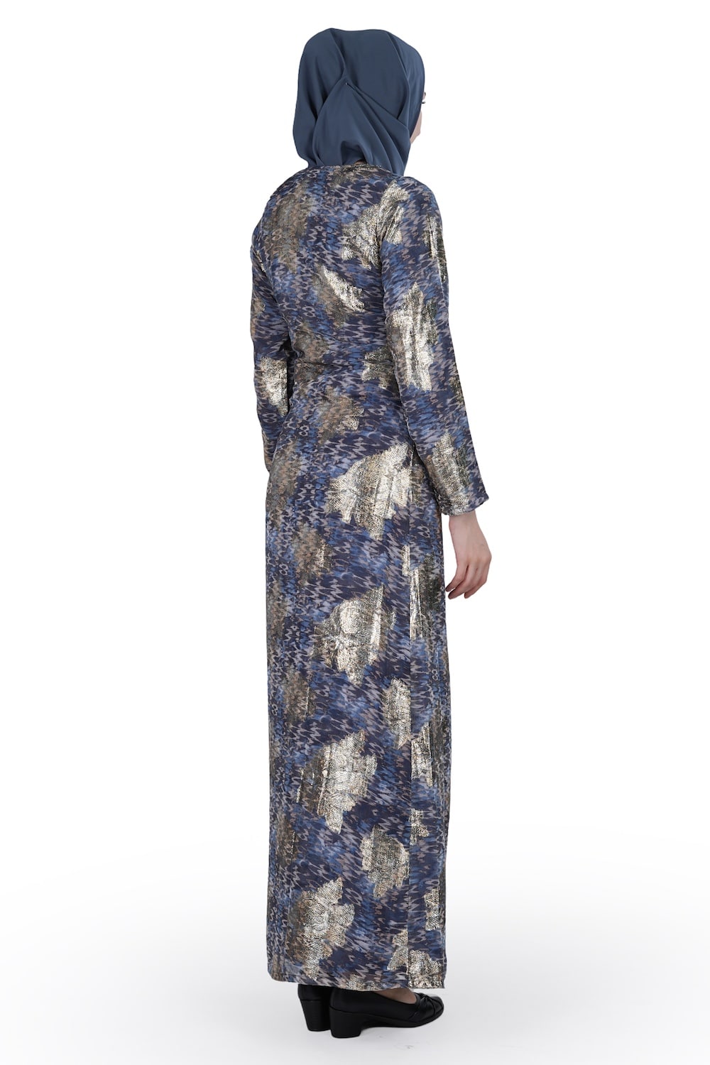 Printed Georgette Dual Layer Abaya AYG-006