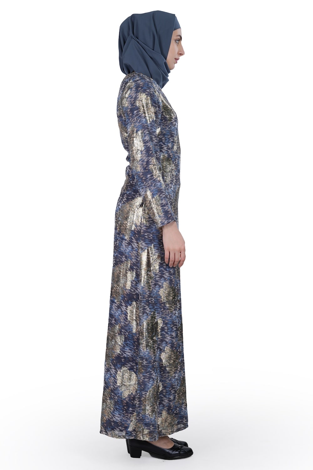 Printed Georgette Dual Layer Abaya AYG-006
