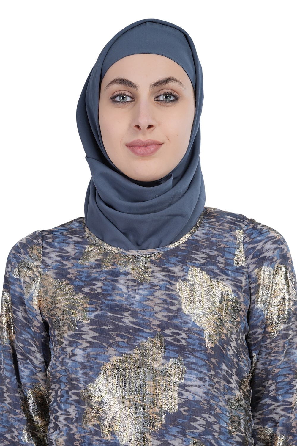 Printed Georgette Dual Layer Abaya AYG-006