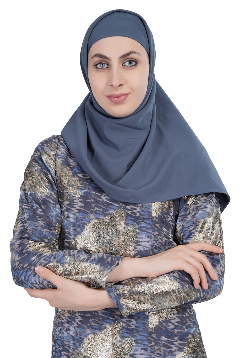 Printed Georgette Dual Layer Abaya AYG-006
