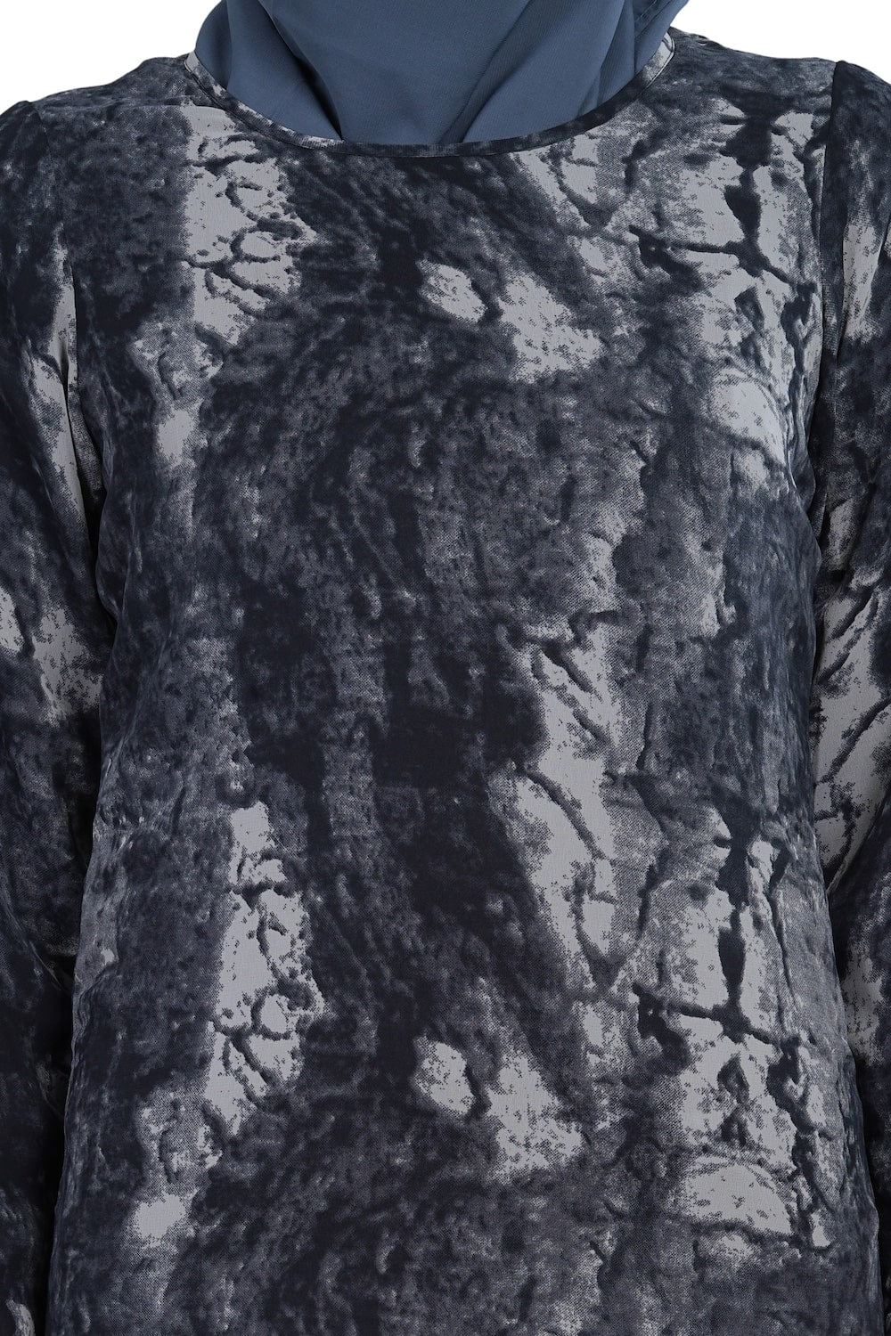 Printed Georgette Dual Layer Abaya AYG-007