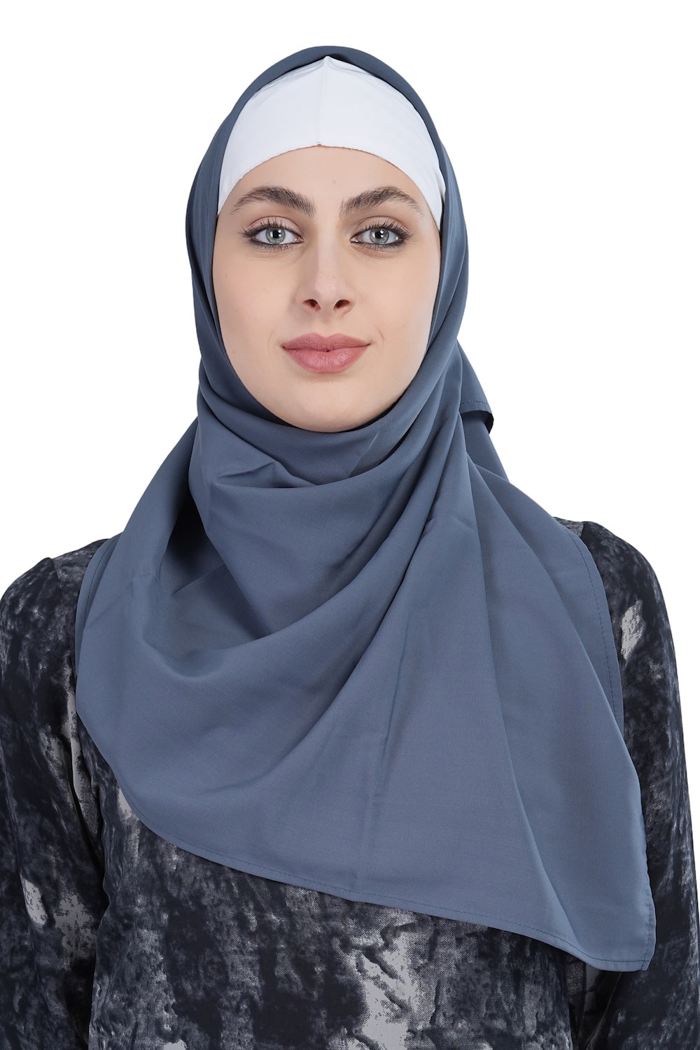 Printed Georgette Dual Layer Abaya AYG-007