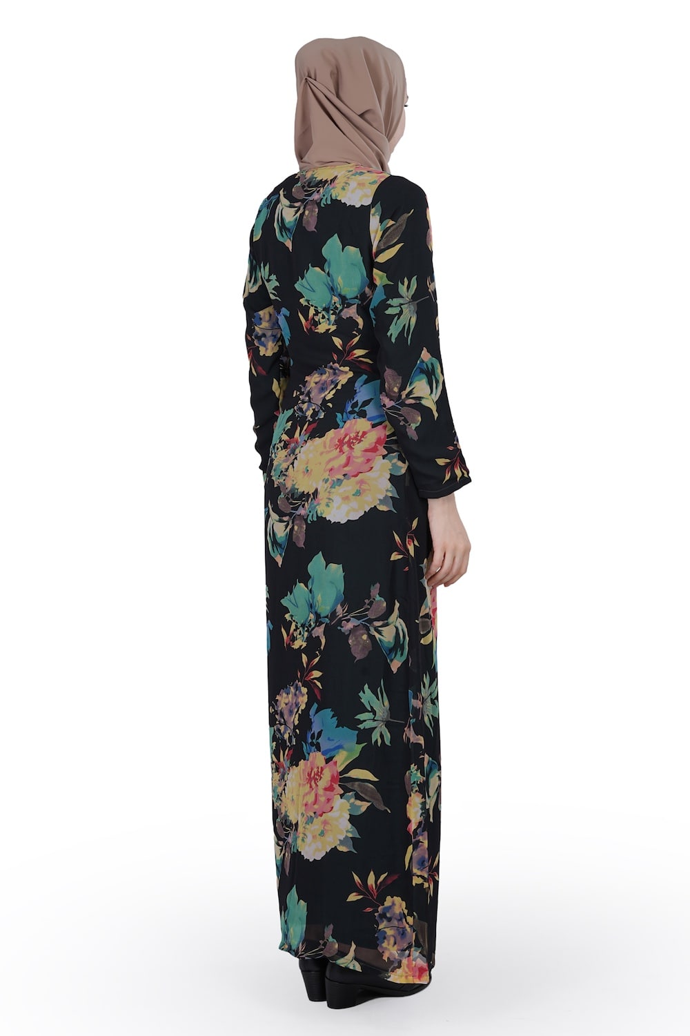 Printed Georgette Dual Layer Abaya AYG-008