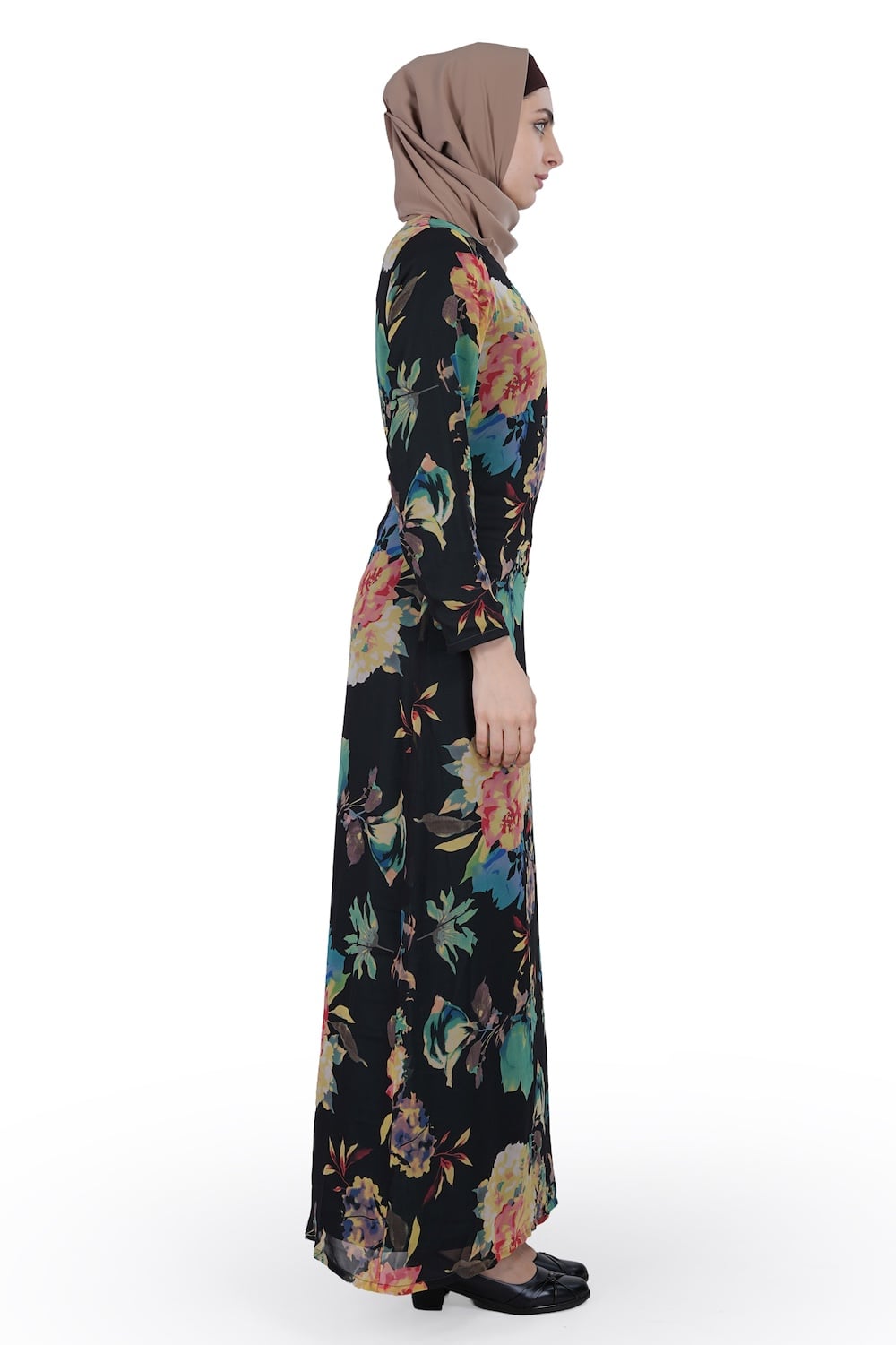 Printed Georgette Dual Layer Abaya AYG-008