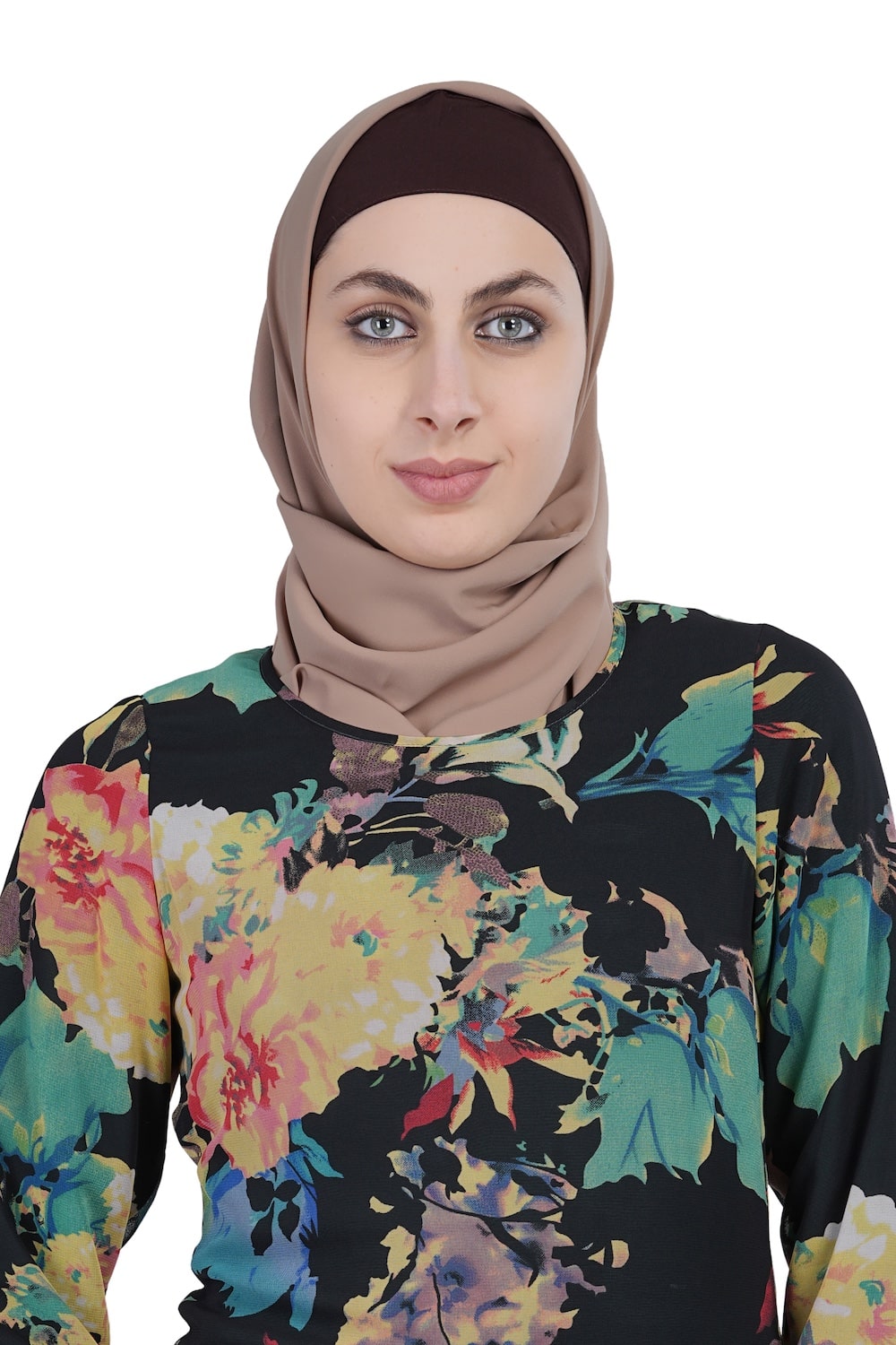 Printed Georgette Dual Layer Abaya AYG-008