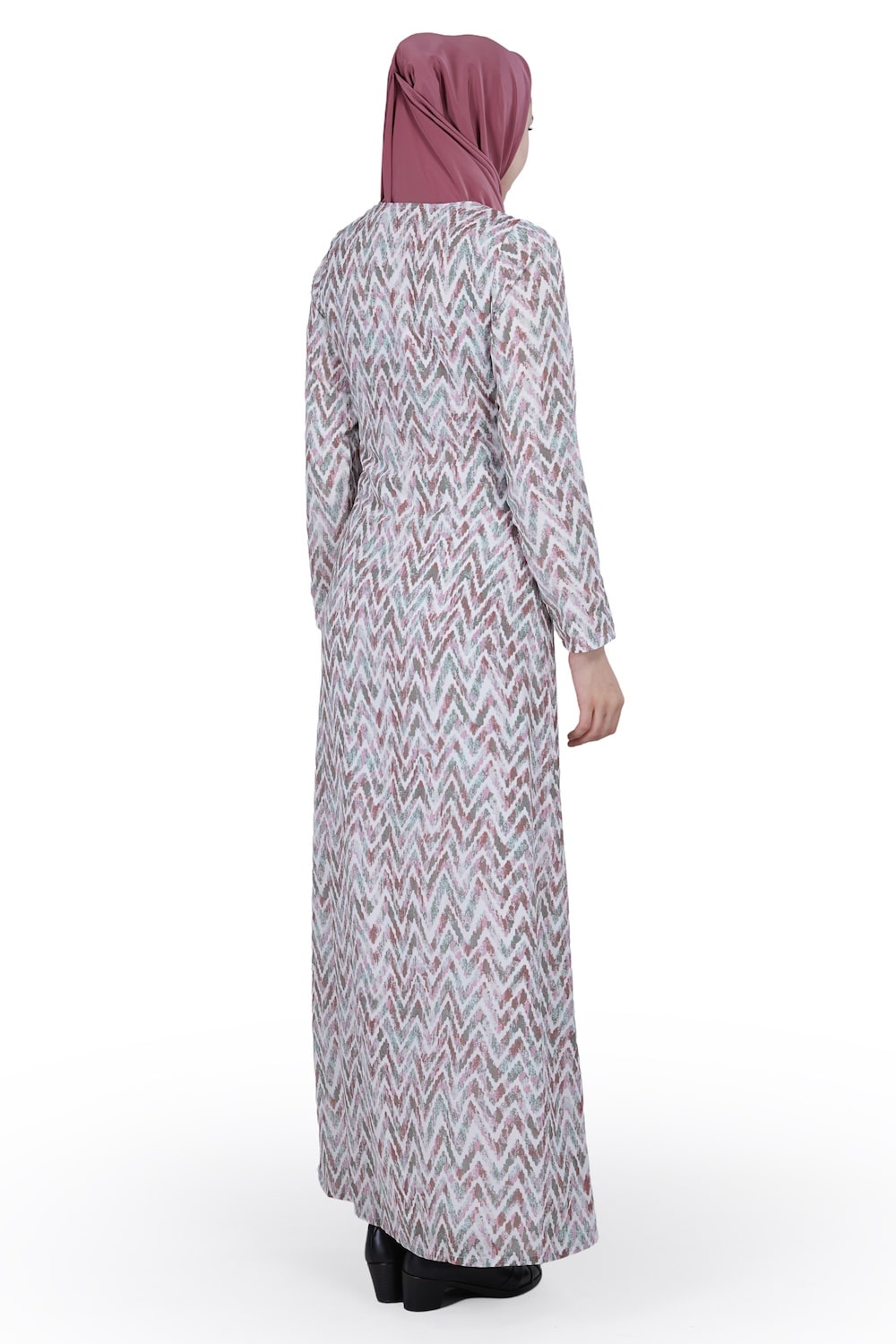 Printed Georgette Dual Layer Abaya AYG-013
