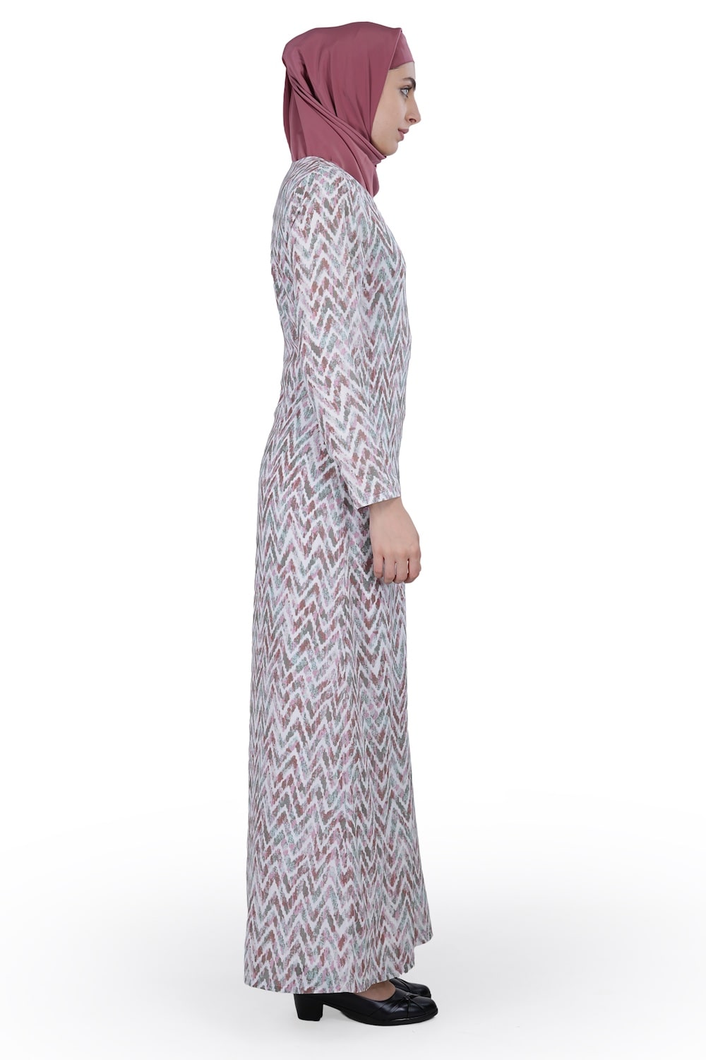Printed Georgette Dual Layer Abaya AYG-013
