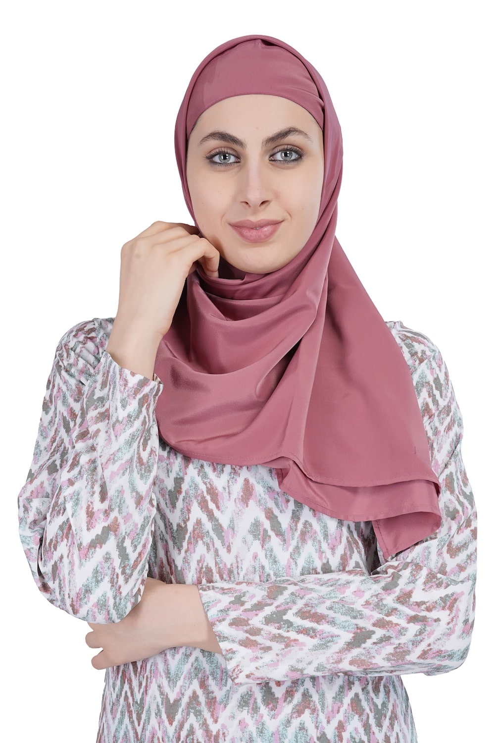 Printed Georgette Dual Layer Abaya AYG-013