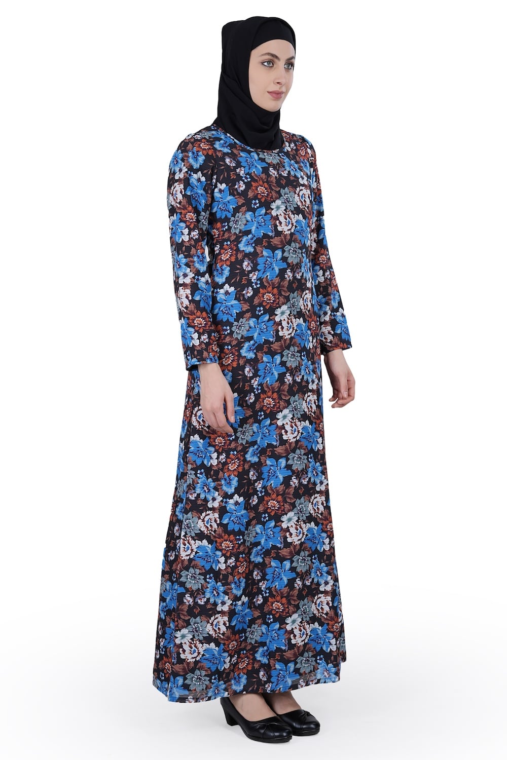 Printed Georgette Dual Layer Abaya AYG-016