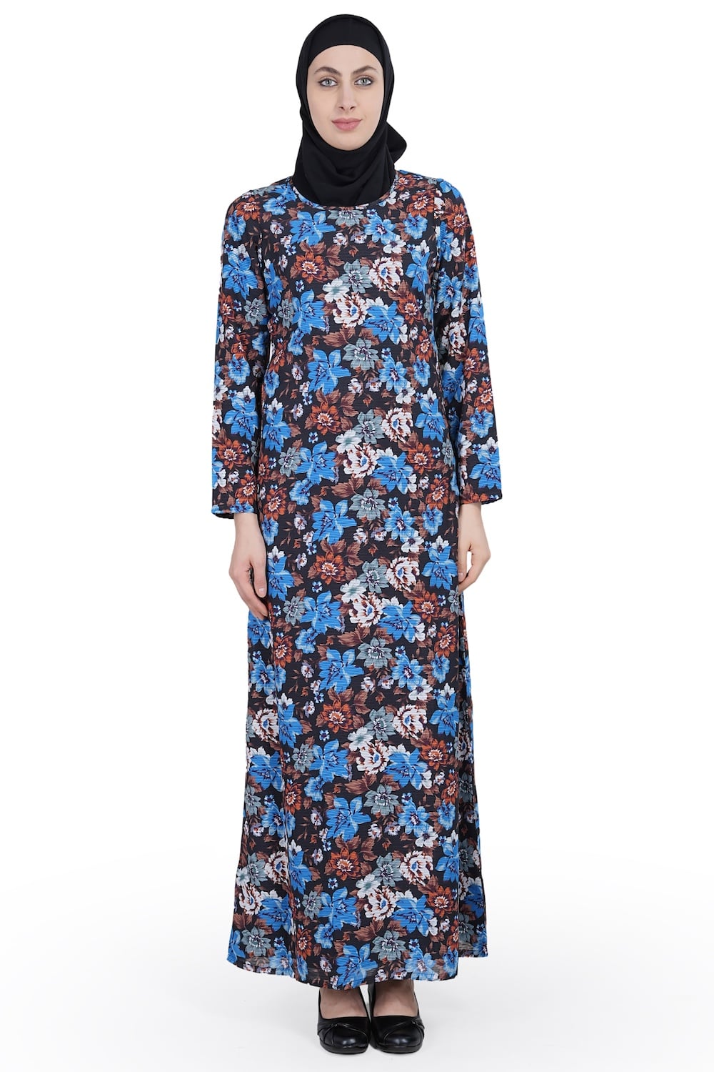 Printed Georgette Dual Layer Abaya AYG-016