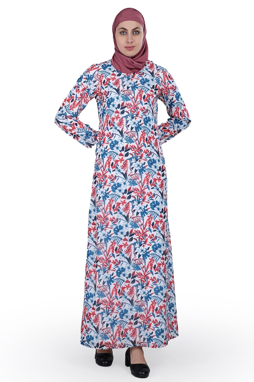 Printed Georgette Dual Layer Abaya AYG-018
