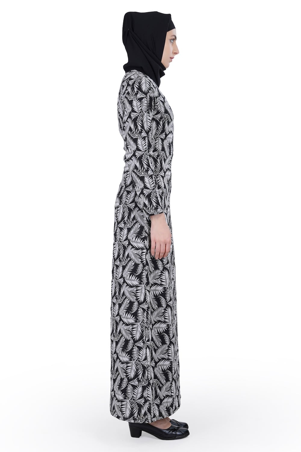 Printed Georgette Dual Layer Abaya AYG-021