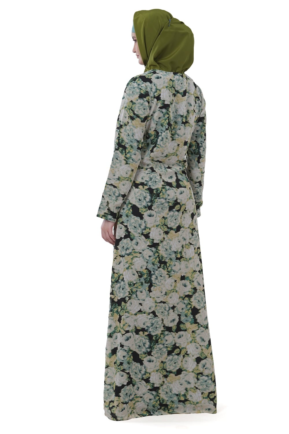 Printed Georgette Dual Layer Abaya AYG-032