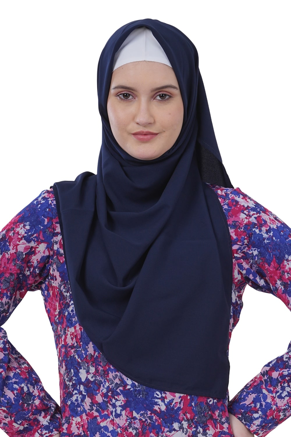 Printed Georgette Dual Layer Abaya AYG-035