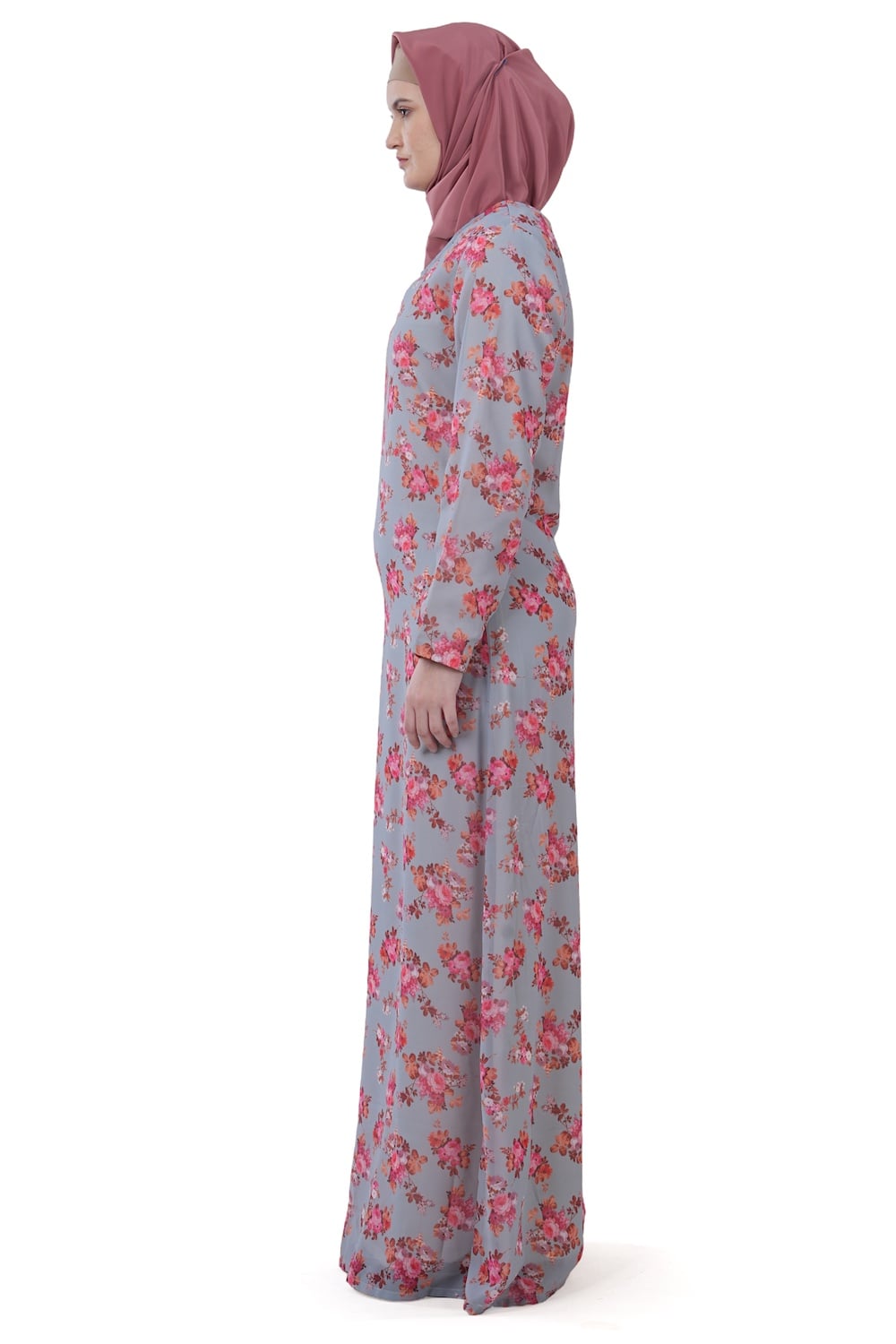 Printed Georgette Dual Layer Abaya AYG-038
