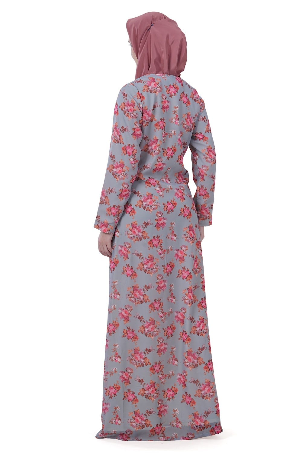 Printed Georgette Dual Layer Abaya AYG-038
