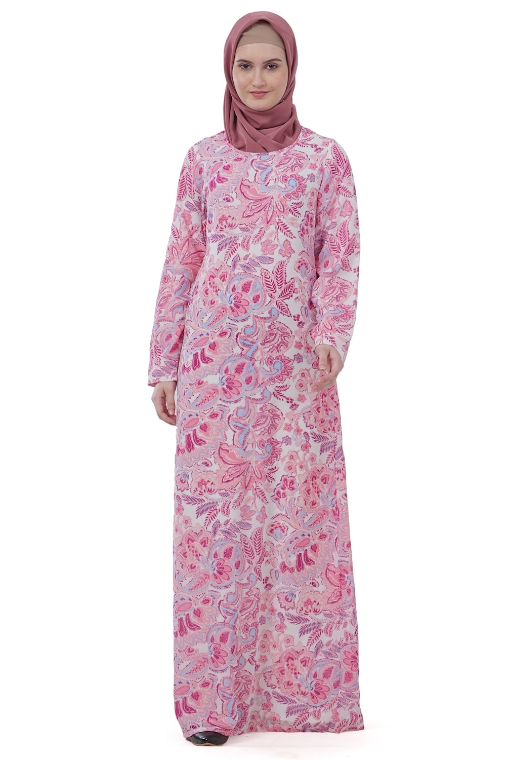 Printed Georgette Dual Layer Abaya AYG-040