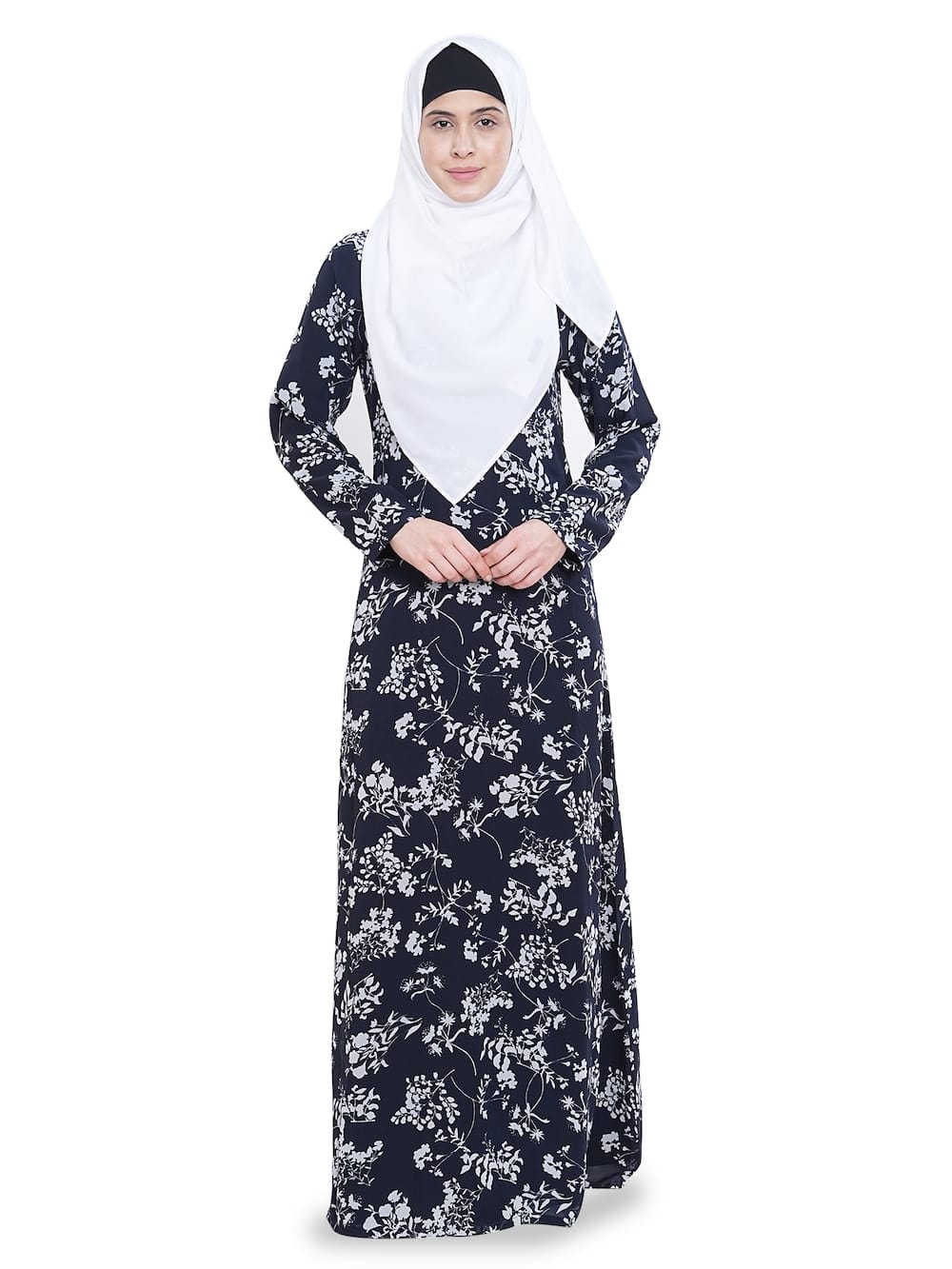 Printed Georgette Dual Layer Abaya AYG-043