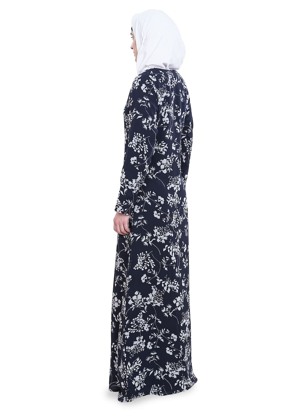 Printed Georgette Dual Layer Abaya AYG-043