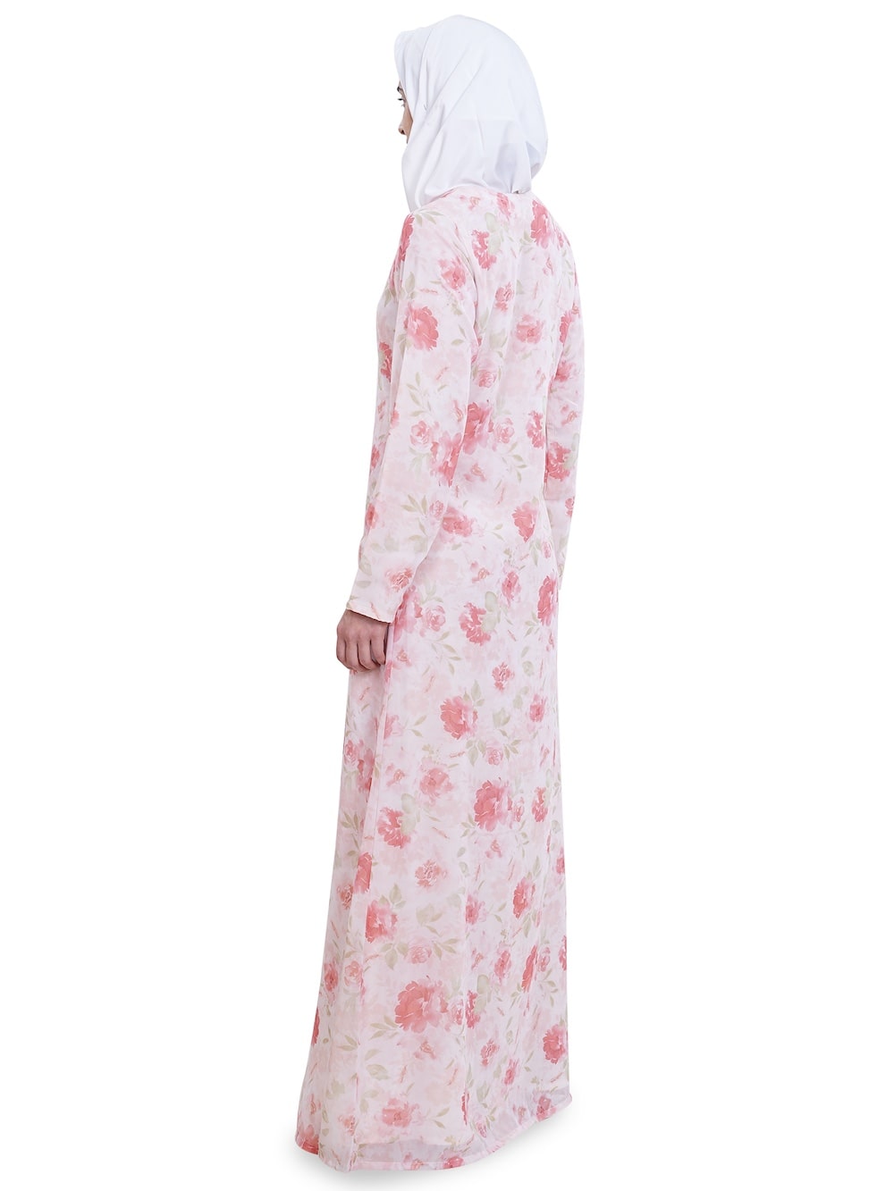 Printed Georgette Dual Layer Abaya AYG-044