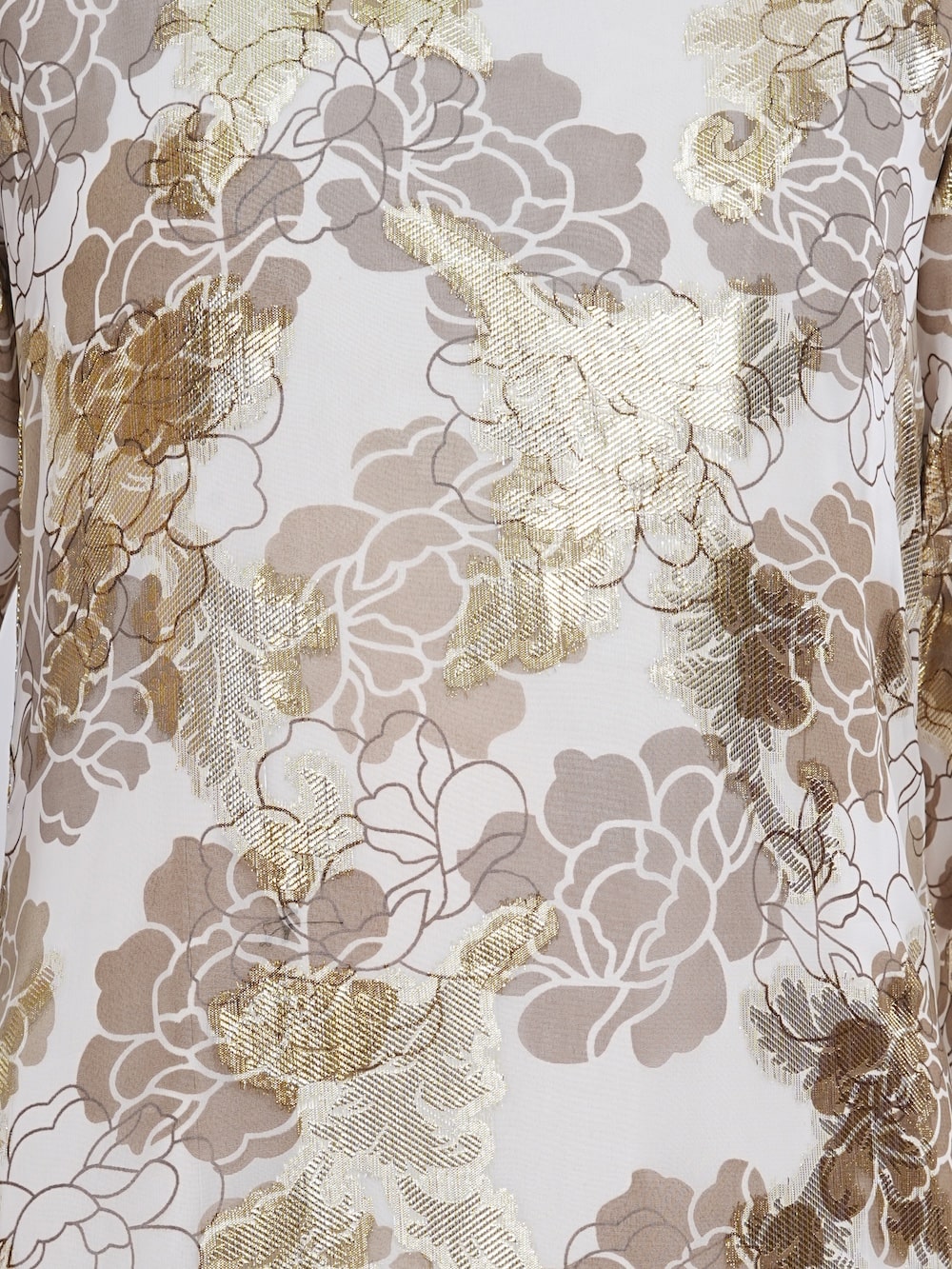 Printed Lurex Georgette Dual Layer Abaya AYG-047