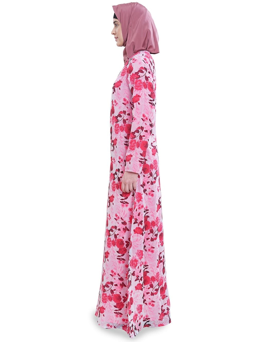 Printed Georgette Dual Layer Abaya AYG-048