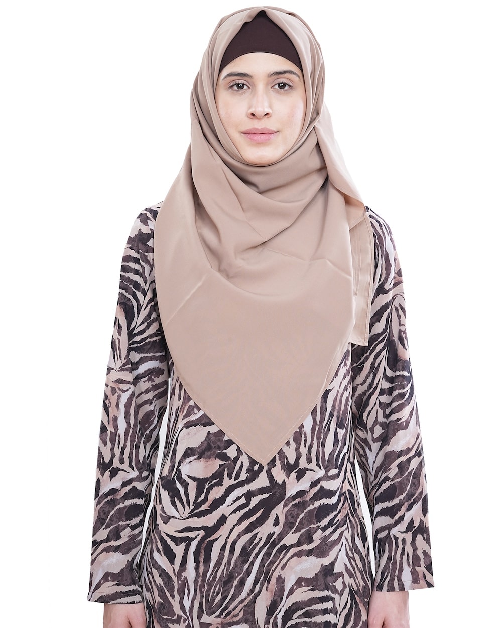 Printed Georgette Dual Layer Abaya AYG-049