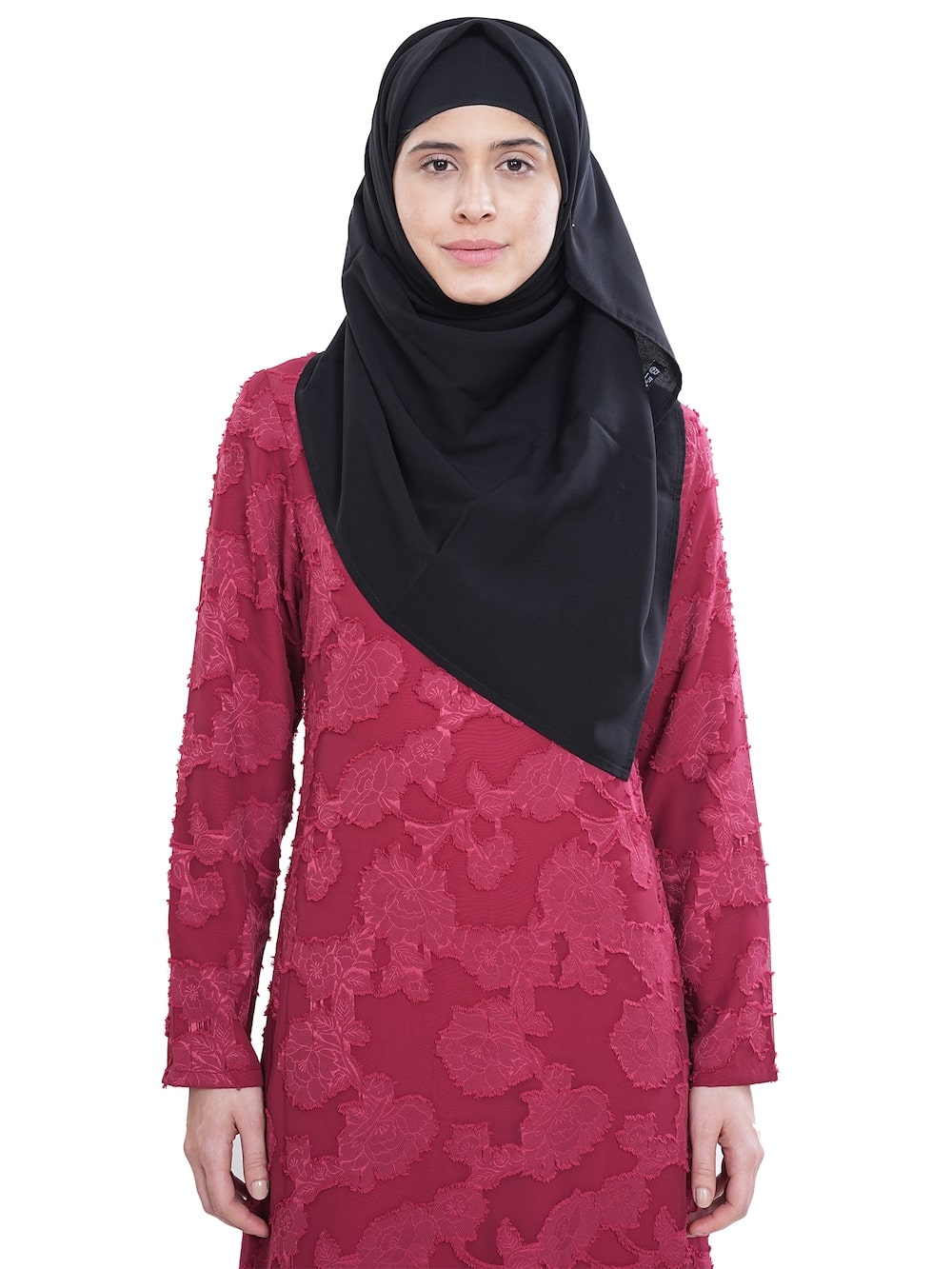 Printed Brasso Georgette Dual Layer Abaya AYG-050