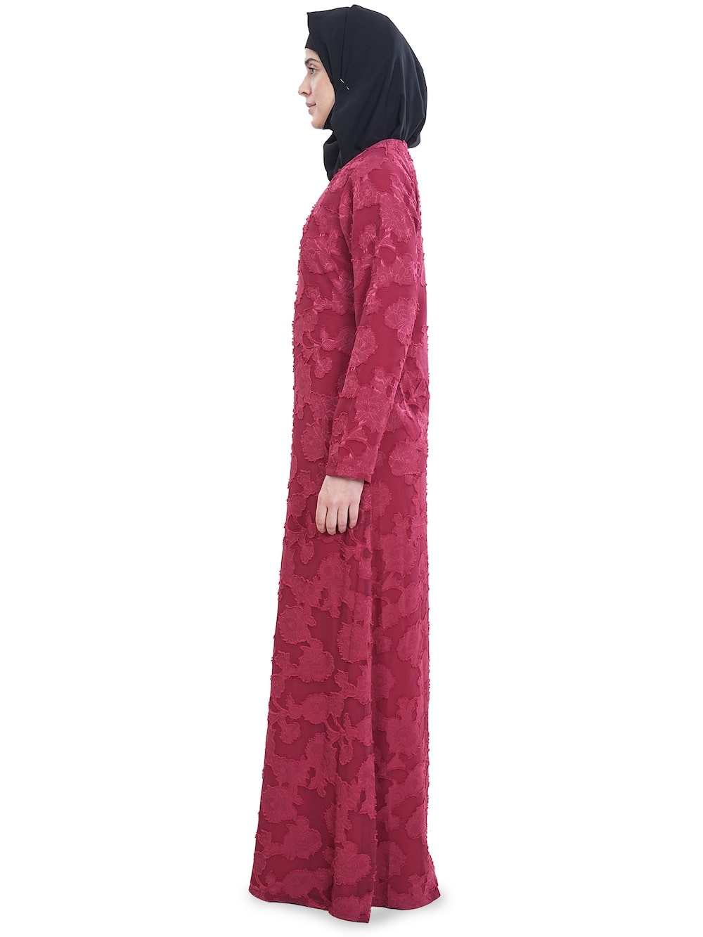 Printed Brasso Georgette Dual Layer Abaya AYG-050