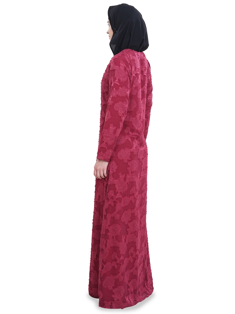 Printed Brasso Georgette Dual Layer Abaya AYG-050