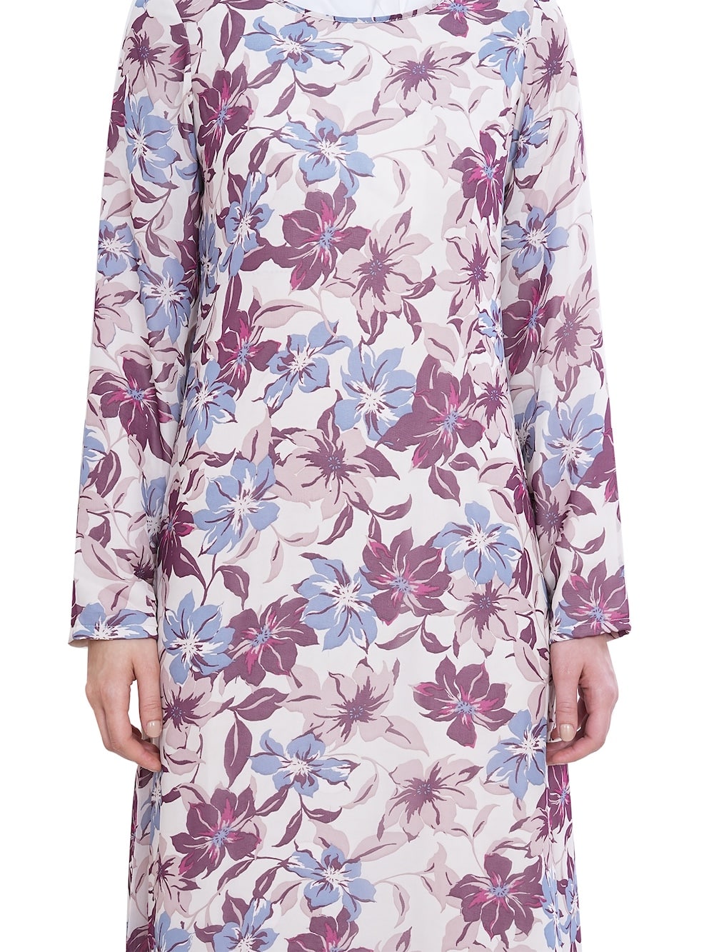 Printed Georgette Dual Layer Abaya AYG-051