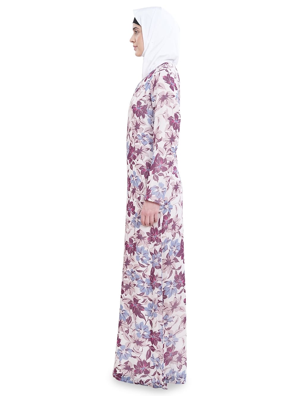 Printed Georgette Dual Layer Abaya AYG-051