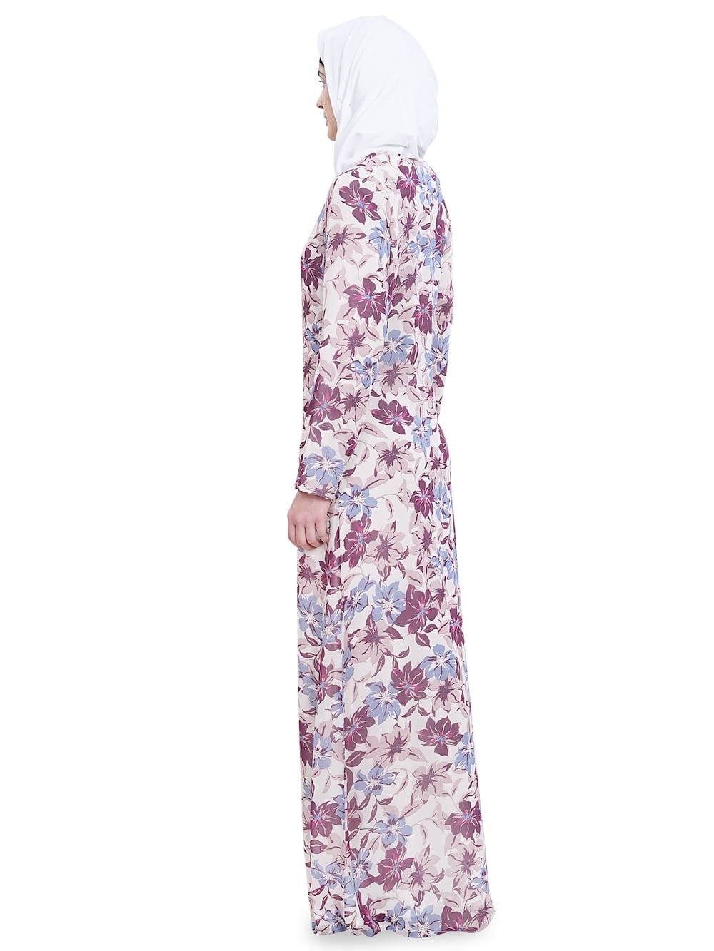 Printed Georgette Dual Layer Abaya AYG-051