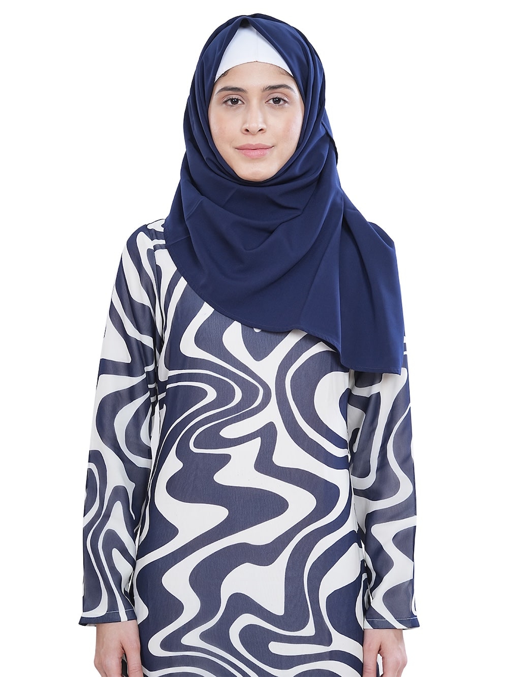 Printed Georgette Dual Layer Abaya AYG-052