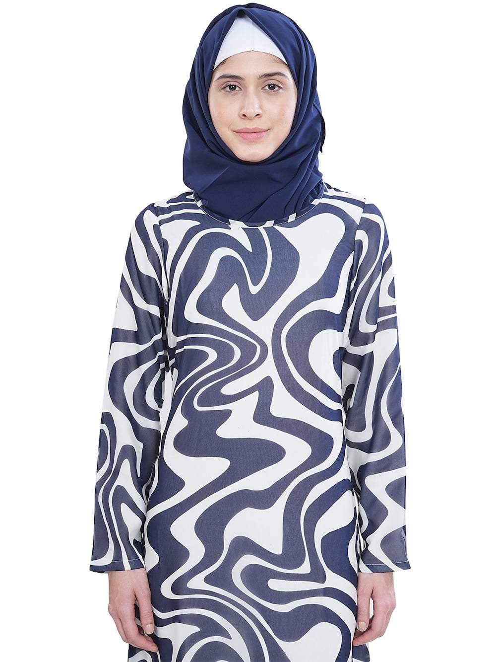 Printed Georgette Dual Layer Abaya AYG-052