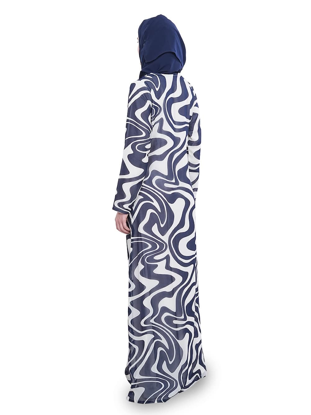Printed Georgette Dual Layer Abaya AYG-052